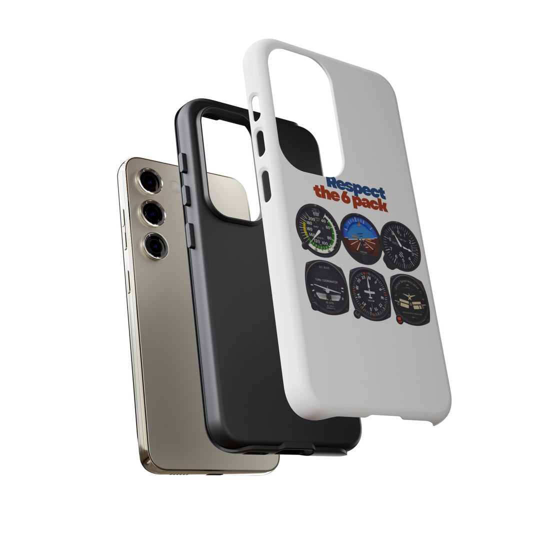Respect Aviation Phone Case — Pilot Instrument Panel Design