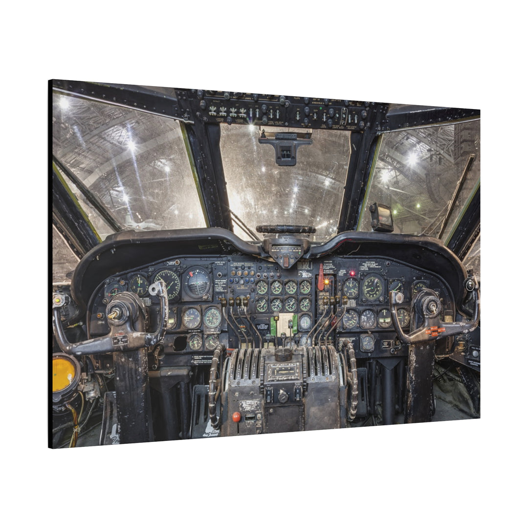 Douglas C-124 Globemaster II – Vintage Aircraft Instrument Panel Wall Art