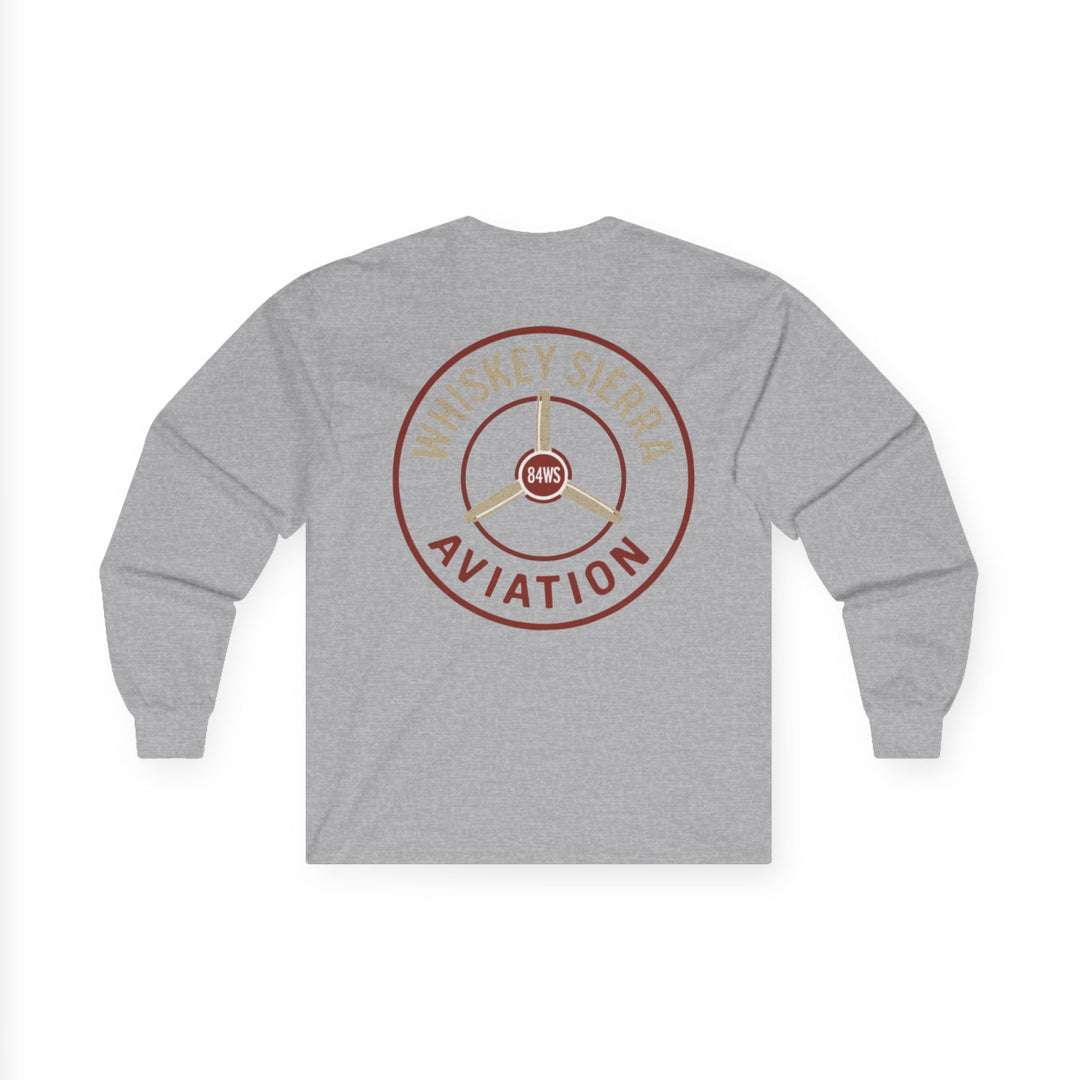 Whiskey Sierra Aviation Logo- Long Sleeve Tee