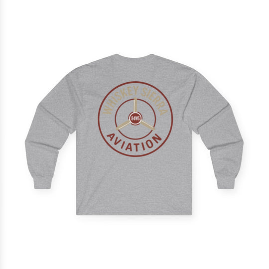 Whiskey Sierra Aviation Logo- Long Sleeve Tee