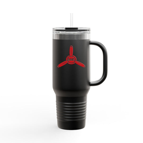 Whiskey Sierra Red Propeller – 40oz Stainless Steel Aviation Tumbler