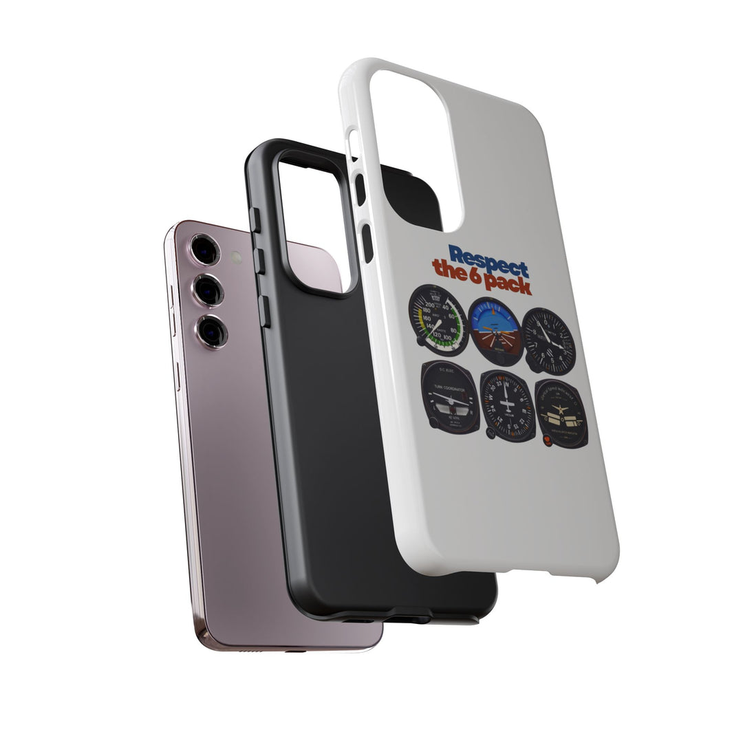 Respect Aviation Phone Case — Pilot Instrument Panel Design