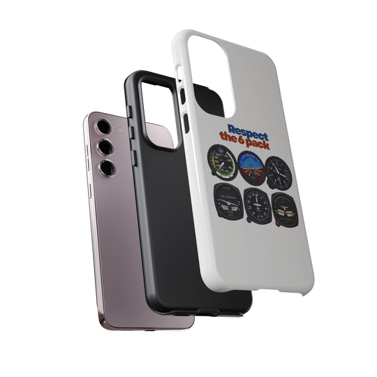Respect Aviation Phone Case — Pilot Instrument Panel Design