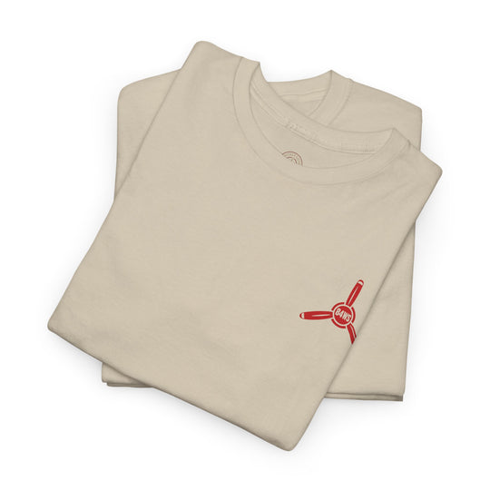 Line Up and Wait – Aviation Graphic Tee