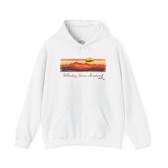 Whiskey Sierra Retro Sunset- Hoodie