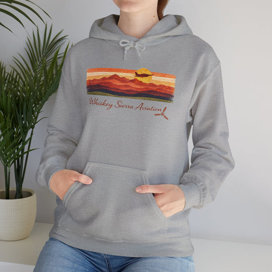 Whiskey Sierra Retro Sunset- Hoodie