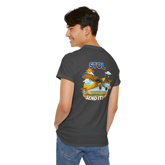 STOL Send It Aviation Graphic T-Shirt – Bush Pilot Airplane Shirt