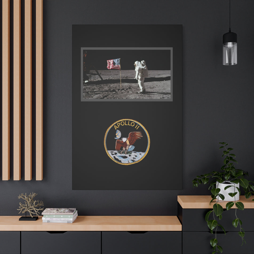Apollo 11 Moon Landing– Aviation Canvas Wall Art | Pilot & Airport Artwork