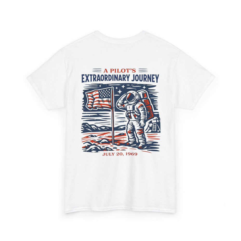 Apollo Moon Landing Aviation Graphic T-Shirt – July 20, 1969