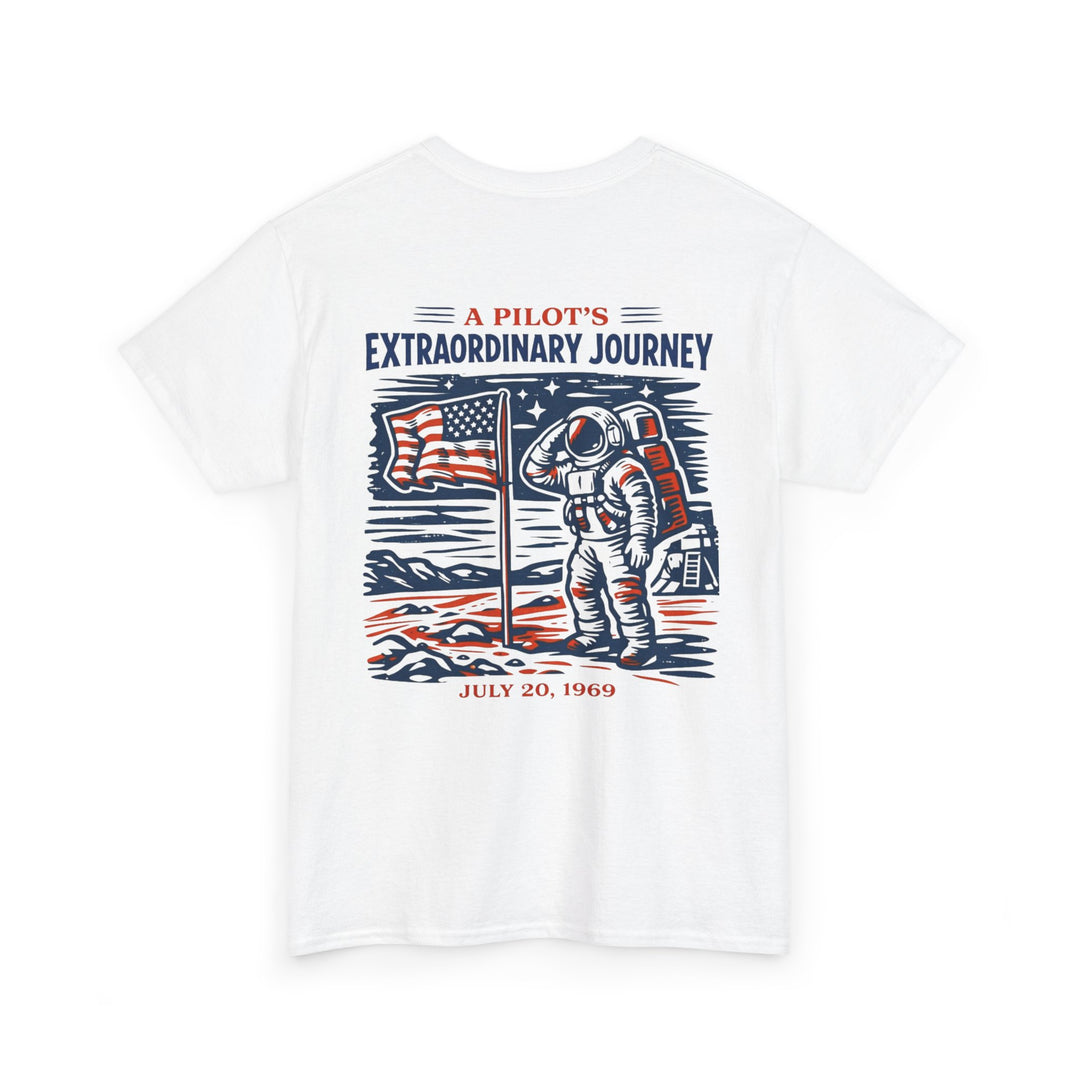 Apollo Moon Landing Aviation Graphic T-Shirt – July 20, 1969
