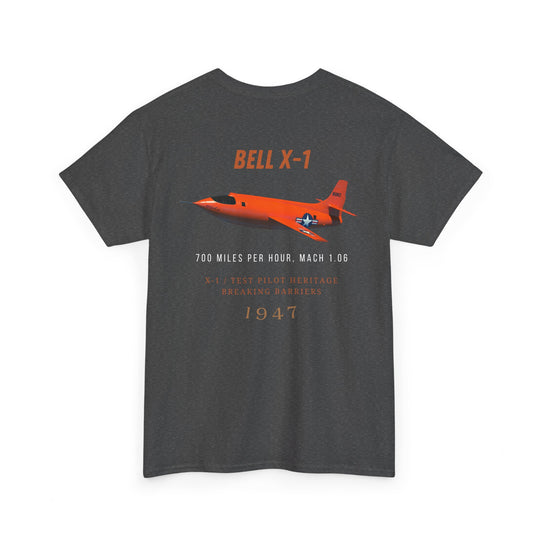 Bell X-1 Experimental Aircraft Aviation Graphic T-Shirt – Breaking the Sound Barrier