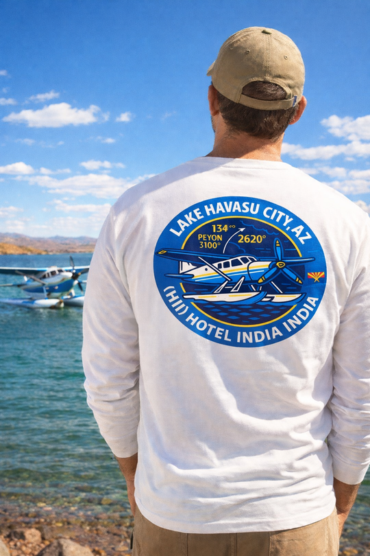 Lake Havasu City Aviation Long Sleeve T-Shirt – Seaplane KHII