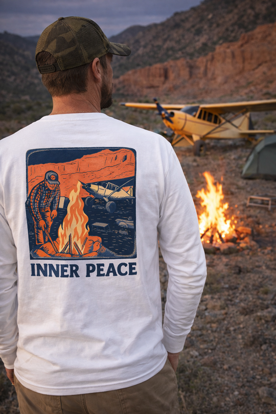 Inner Peace Aviation Long Sleeve T-Shirt – Campfire Vintage
