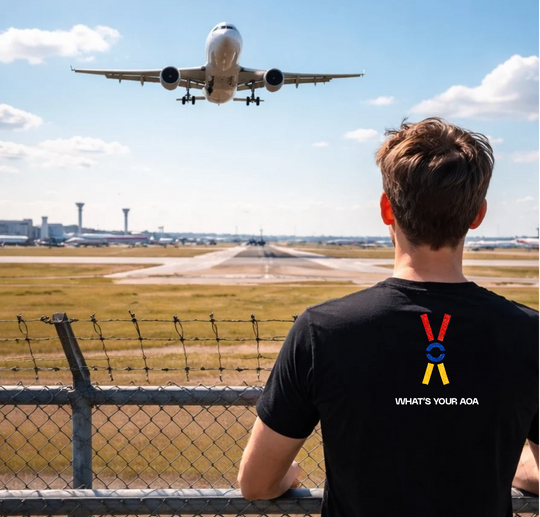Watch Your AOA Aviation Graphic T-Shirt