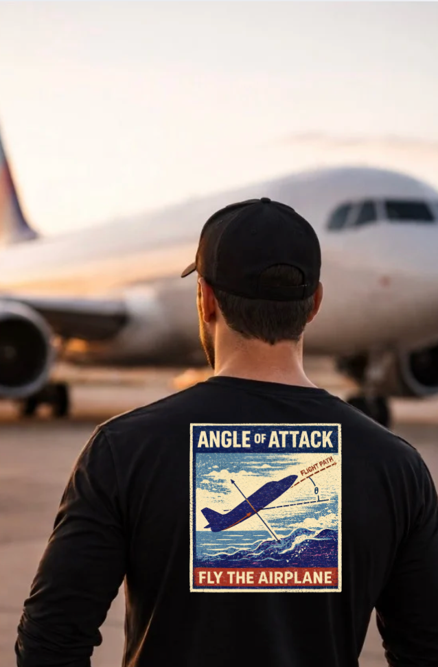 Angle of Attack – Fly the Airplane | Graphic Tee