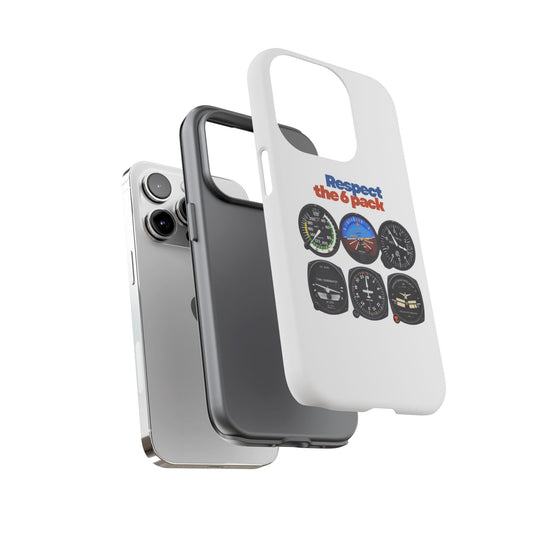 Respect Aviation Phone Case — Pilot Instrument Panel Design