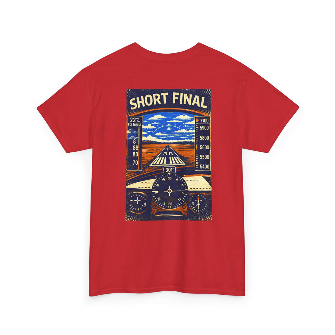Short Final Aviation Graphic T-Shirt