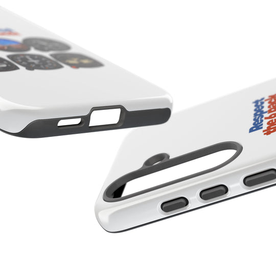 Respect Aviation Phone Case — Pilot Instrument Panel Design