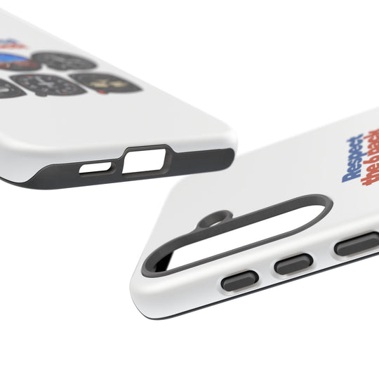 Respect Aviation Phone Case — Pilot Instrument Panel Design