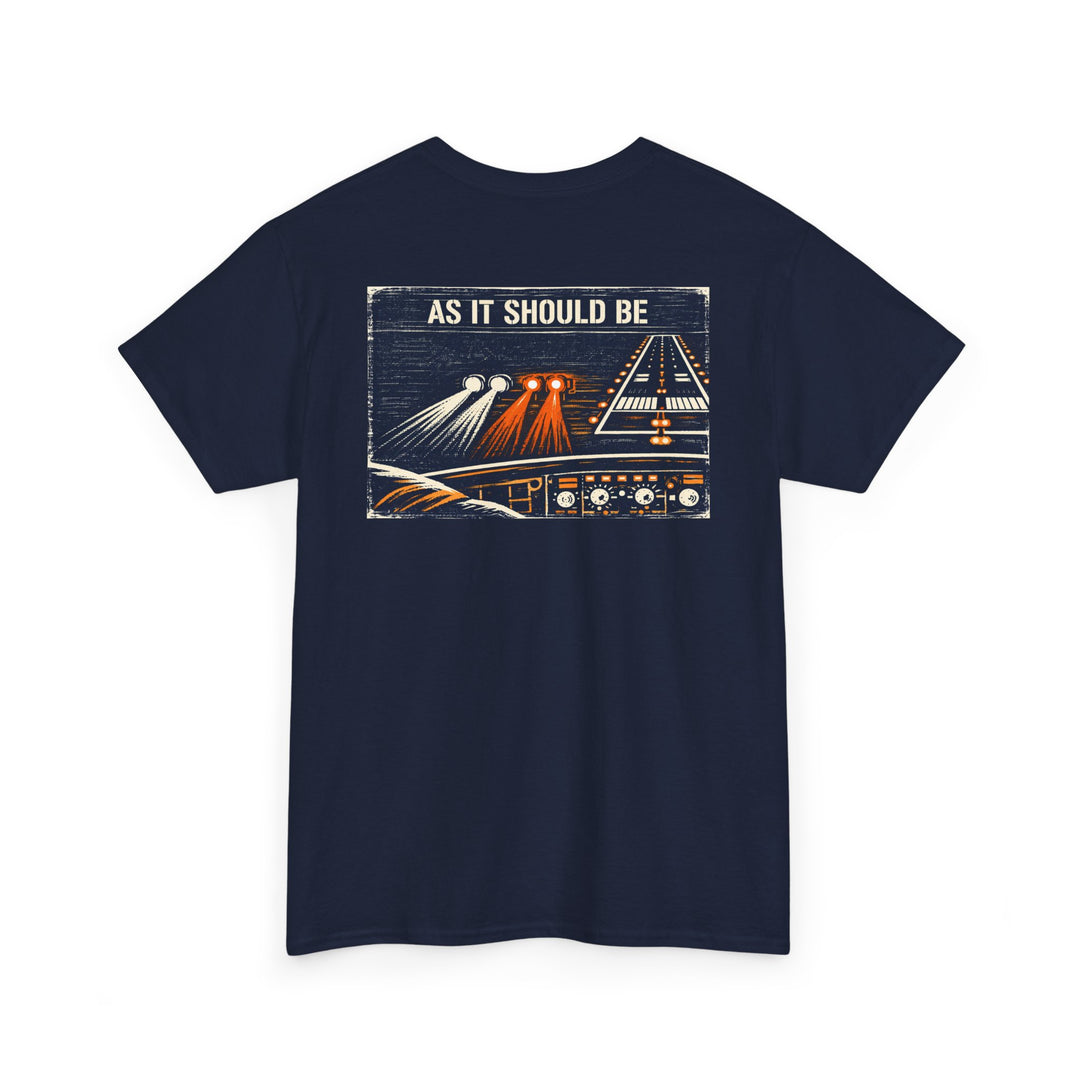 Red Over White, You’re All Right Aviation Graphic T-Shirt