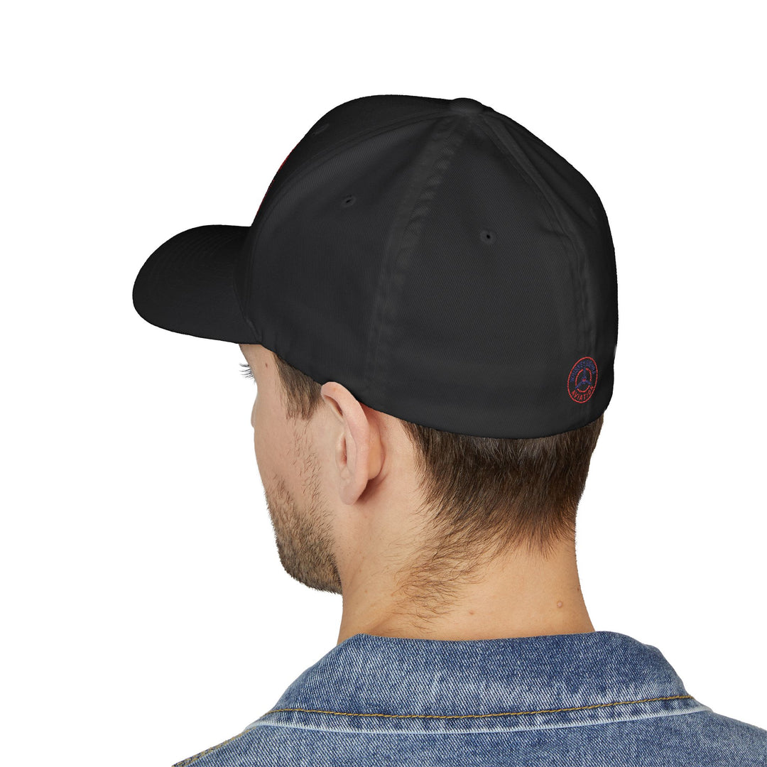 ‘Line Up And Wait’ – Embroidered Baseball Cap
