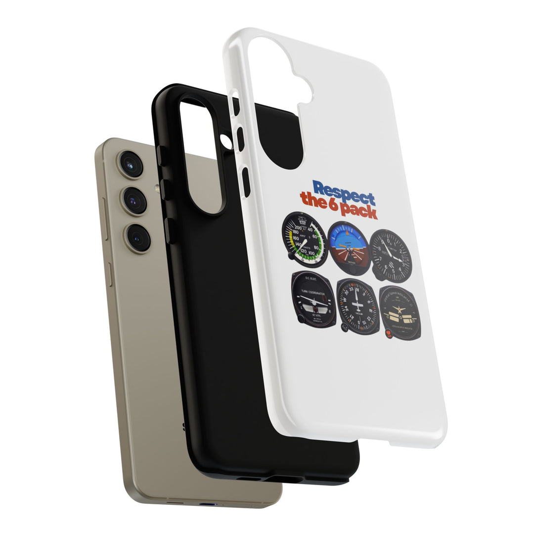 Respect Aviation Phone Case — Pilot Instrument Panel Design