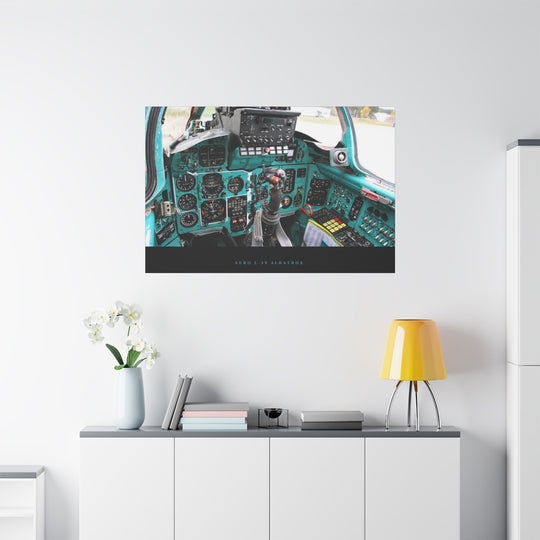 Aero L-39 Albatros Cockpit– Aviation Canvas Wall Art | Pilot & Airport Artwork