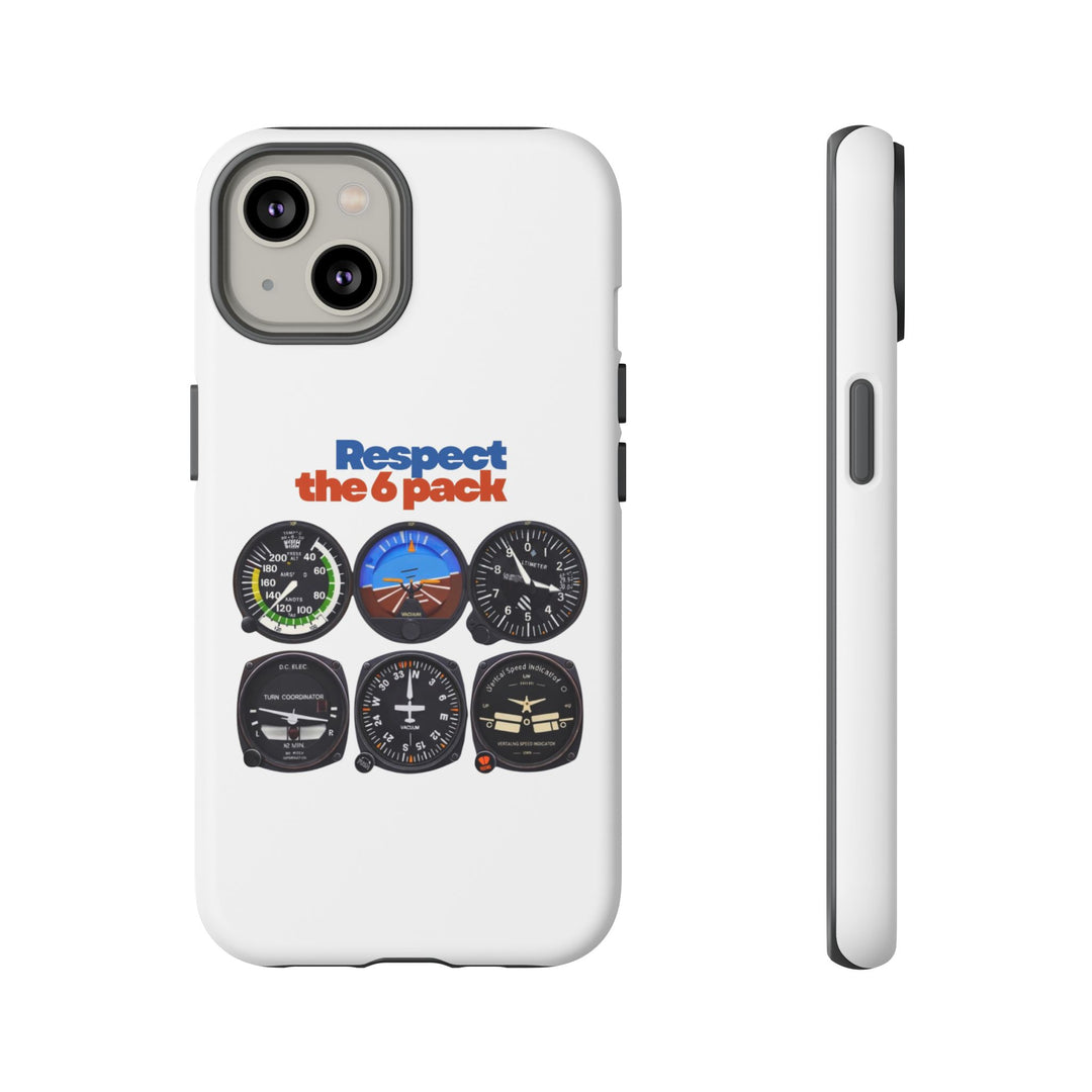 Respect Aviation Phone Case — Pilot Instrument Panel Design