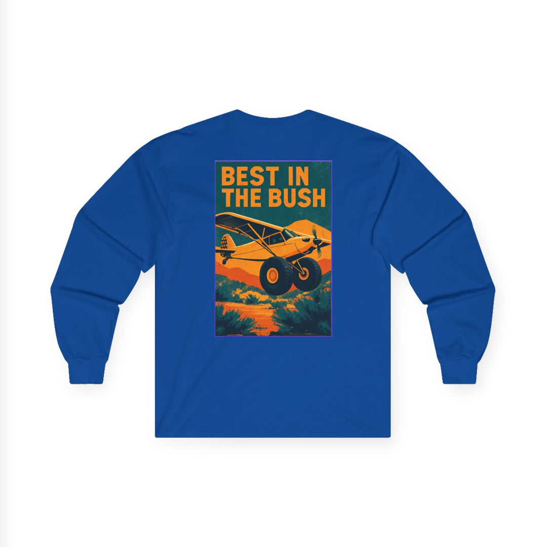 Best in the Bush Aviation Long Sleeve T-Shirt – Vintage Bushplane