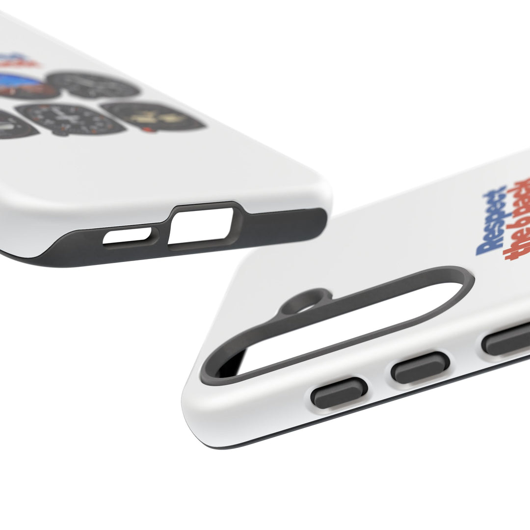 Respect Aviation Phone Case — Pilot Instrument Panel Design