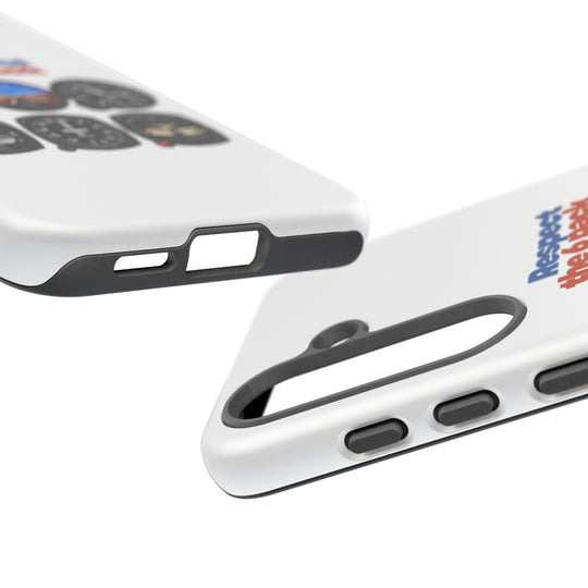 Respect Aviation Phone Case — Pilot Instrument Panel Design