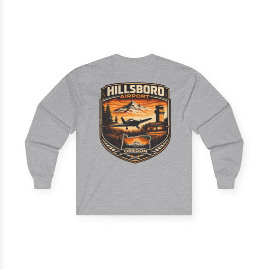 Hillsboro Airport Aviation Long Sleeve T-Shirt – Oregon