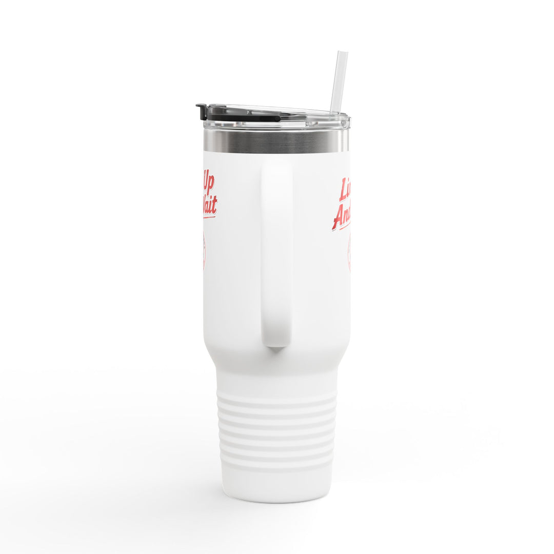 Line Up And Wait– 40oz Stainless Steel Aviation Tumbler