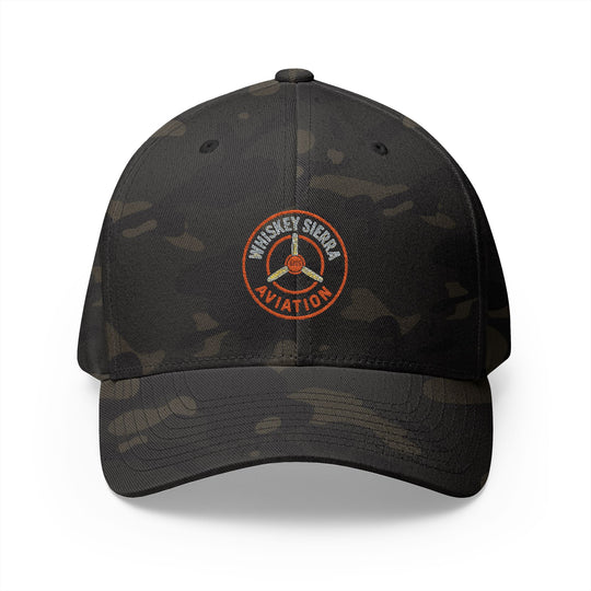 Aviation Embroidered Cap — Whiskey Sierra Aviation Logo Hat