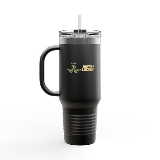 Down & Locked – 40oz Stainless Steel Aviation Tumbler
