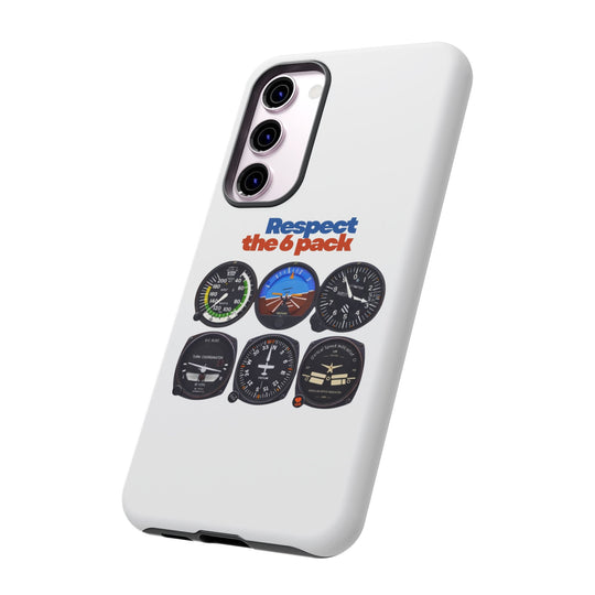 Respect Aviation Phone Case — Pilot Instrument Panel Design
