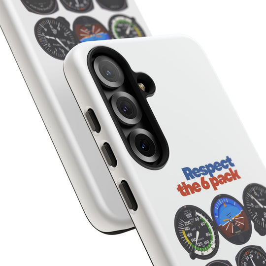 Respect Aviation Phone Case — Pilot Instrument Panel Design