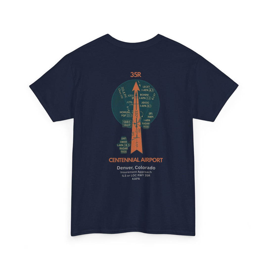 Centennial Airport Aviation Graphic T-Shirt – Airfield Diagram