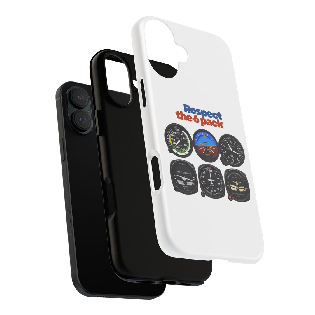 Respect Aviation Phone Case — Pilot Instrument Panel Design