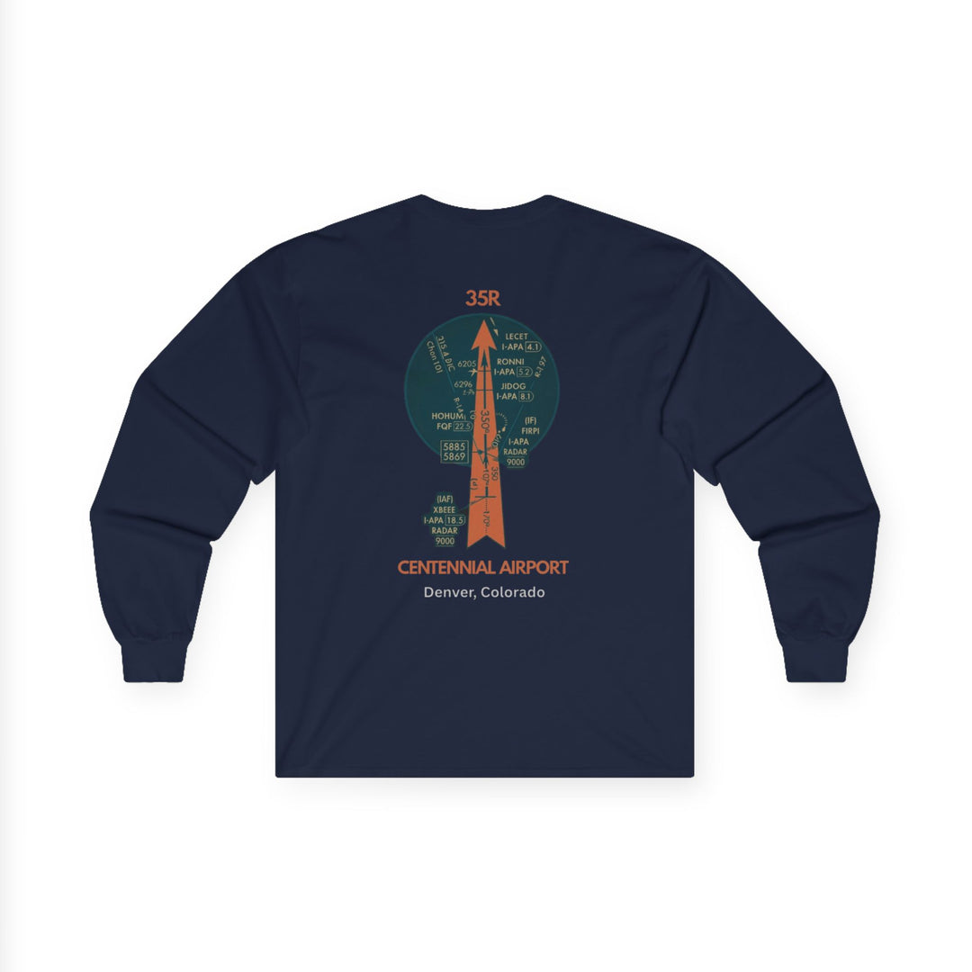 Centennial Airport Aviation Long Sleeve T-Shirt – Airfield Diagram