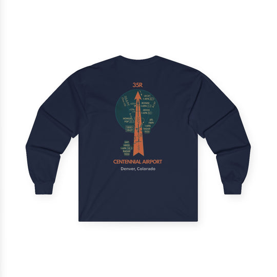 Centennial Airport Aviation Long Sleeve T-Shirt – Airfield Diagram