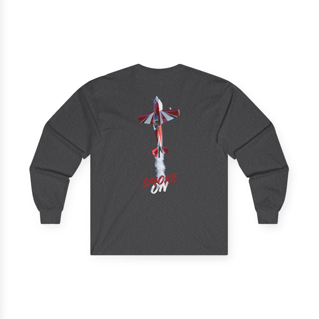 Aerobatic Aviation Long Sleeve T-Shirt – Smoke On
