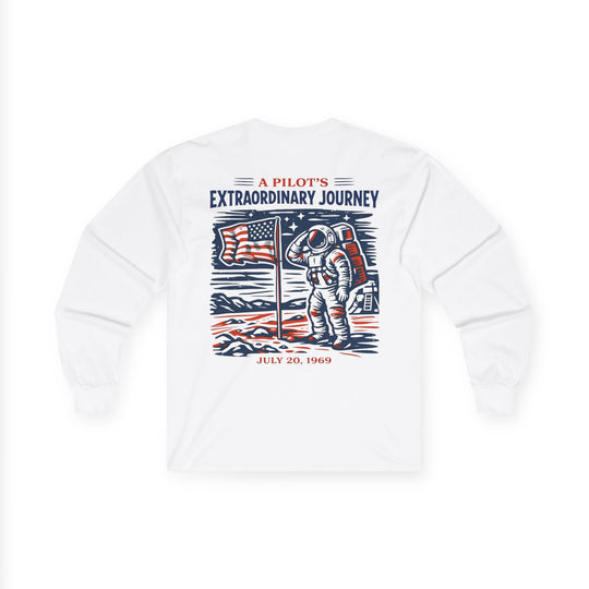 Apollo Moon Landing Aviation Long Sleeve T-Shirt – July 20, 1969