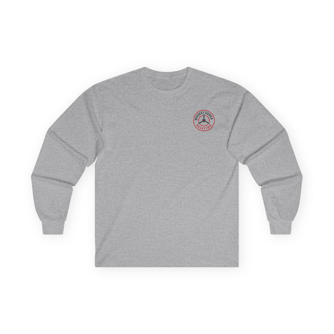 Pilot Wings Aviation Long Sleeve T-Shirt