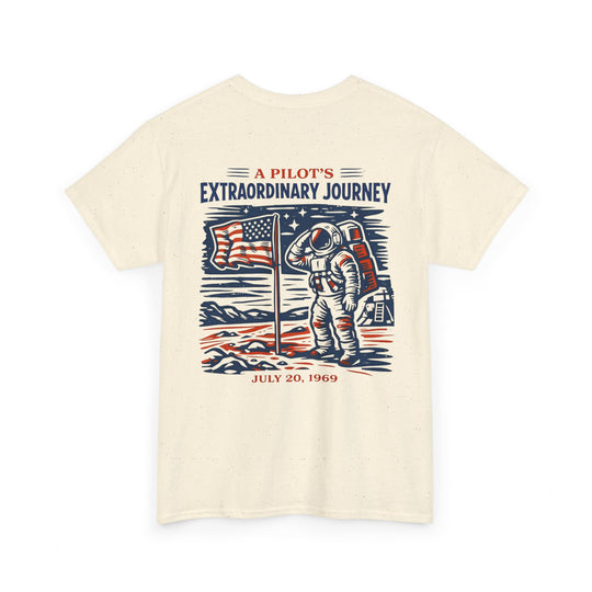 Apollo Moon Landing Aviation Graphic T-Shirt – July 20, 1969