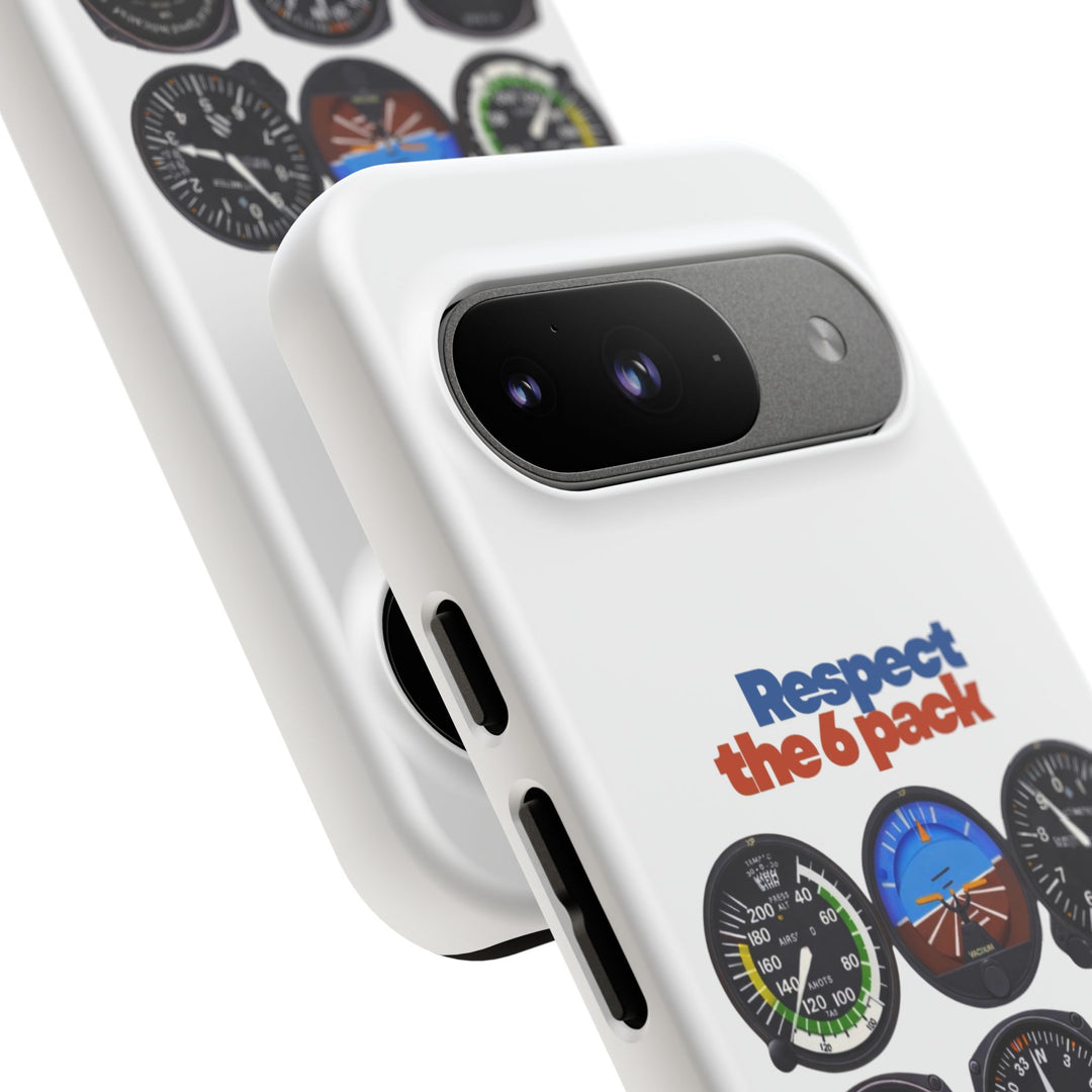 Respect Aviation Phone Case — Pilot Instrument Panel Design