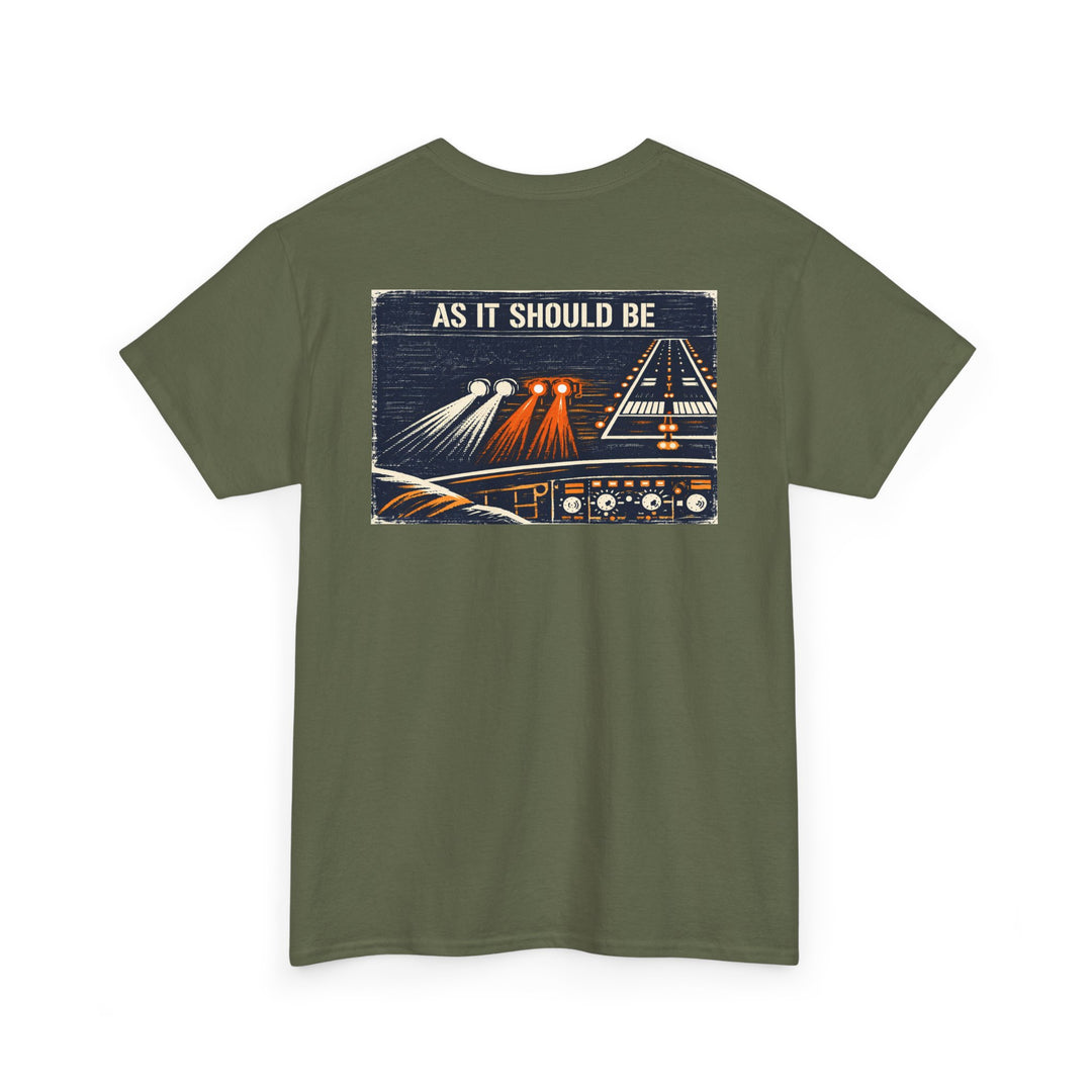 Red Over White, You’re All Right Aviation Graphic T-Shirt