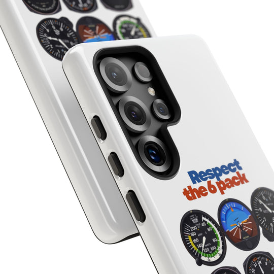 Respect Aviation Phone Case — Pilot Instrument Panel Design