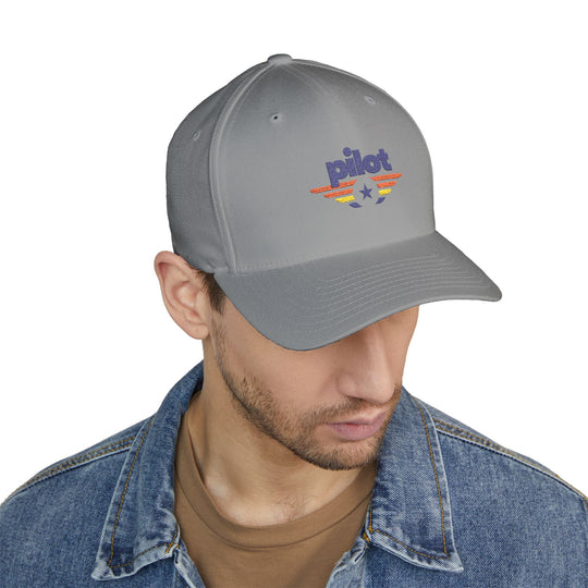 Pilot – Embroidered Cap | Vintage Aviation Wings Hat