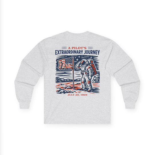 Apollo Moon Landing Aviation Long Sleeve T-Shirt – July 20, 1969